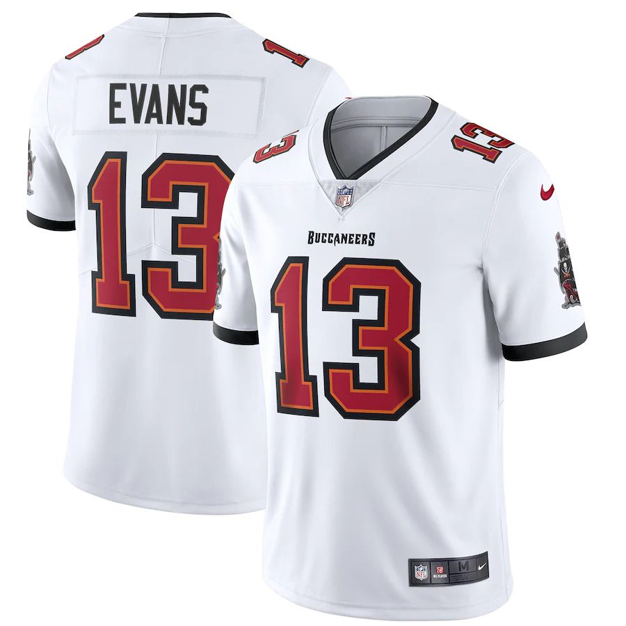 Men Tampa Bay Buccaneers #13 Mike Evans Nike White Vapor Limited NFL Jersey